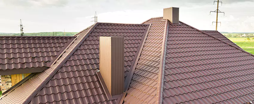 Residential Chimney Flashing Restoration in Easton, PA