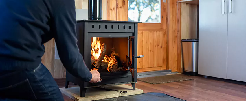 Open Hearth Wood Fireplace Installation in Easton, PA