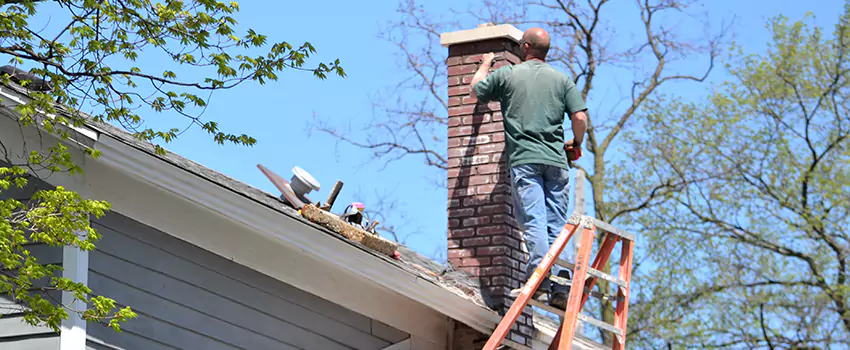 Vinyl and PVC Chimney Flashing Installation in Easton, PA