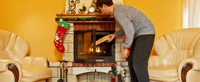 Rusted Metal Fireplace Restoration in Easton, Pennsylvania